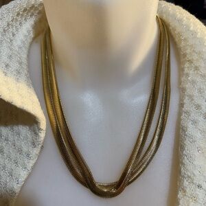 Vintage Trifari Gold Chain Necklace